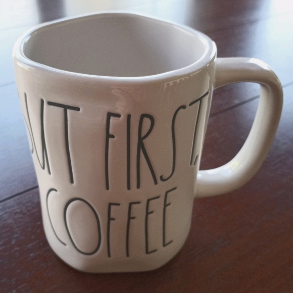 Rae Dunn BUT FIRST, COFFEE mug.
